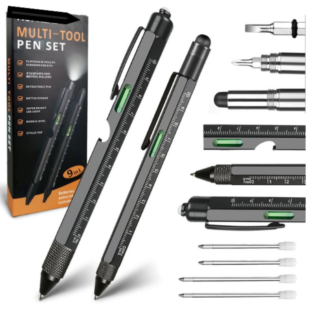 9 in 1 Multitool 2Pcs Pen Set